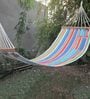 Spreader Fabric Hammock in Multi with 4 Chairs