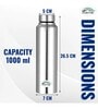 Spring 1000 Ml Stainless Steel Water Bottle