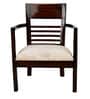 Spring Arm Chair (Set of 2) in Brown Colour
