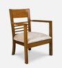 Spring Arm Chair (Set of 2) in Teak Colour