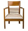Spring Arm Chair (Set of 2) in Teak Colour