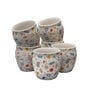 Spring 190ml Multicolour Stoneware (Set of 6) Tea Khullad
