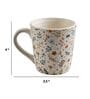 Spring 300ml Multicolour Ceramic (Set of 4) Coffee Mug