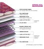 Spring Koil Reversible 8 inch Bonnell Spring Queen Size Mattress in Dark Maroon Colour (With 2 Free Pillows)