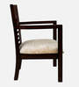 Spring Teak Wood Arm Chair In Brown Finish (Set of 2)