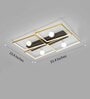 Spruce Gold LED Smart Voice Assist Chandelier