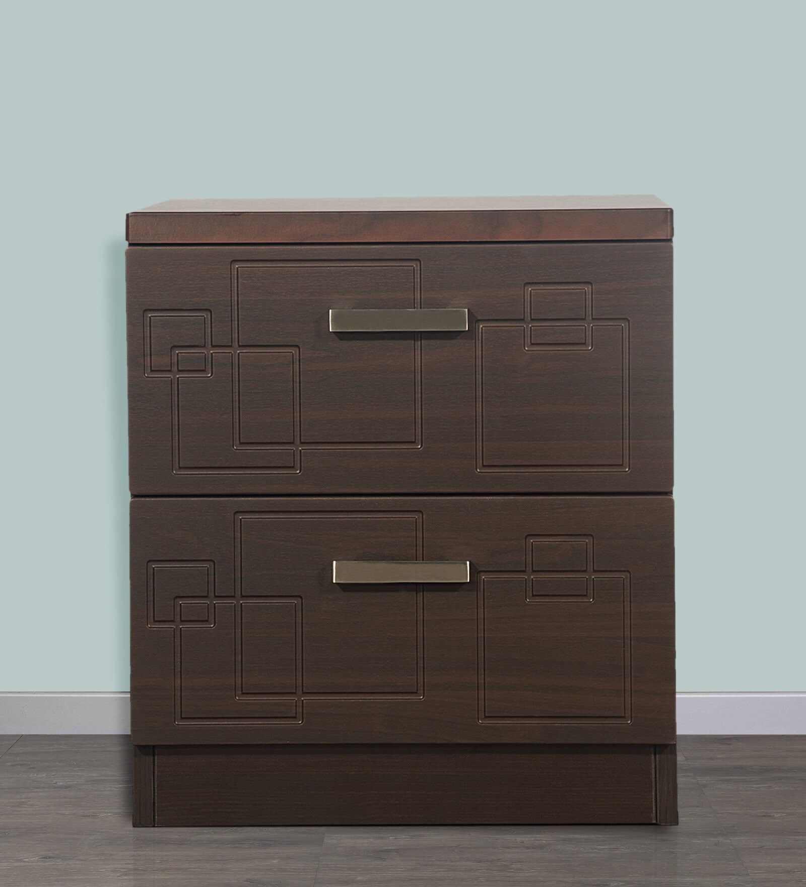Squadro Bedside Table in Cinammon Finish Squadro Bedside Table in Cinammon Finish