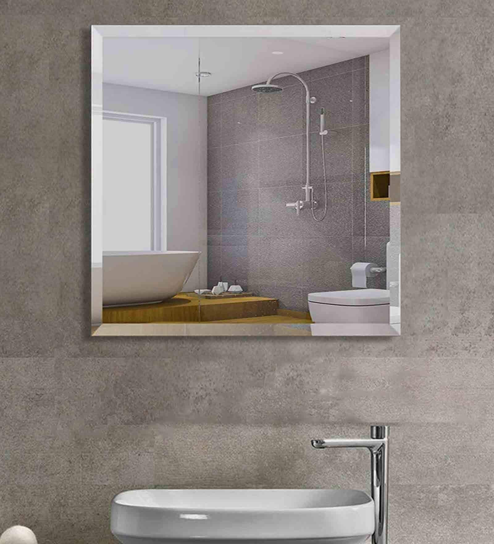 Buy Square Bevelled Mirror Frameless (18X18Inch) at 53% OFF by Flair ...