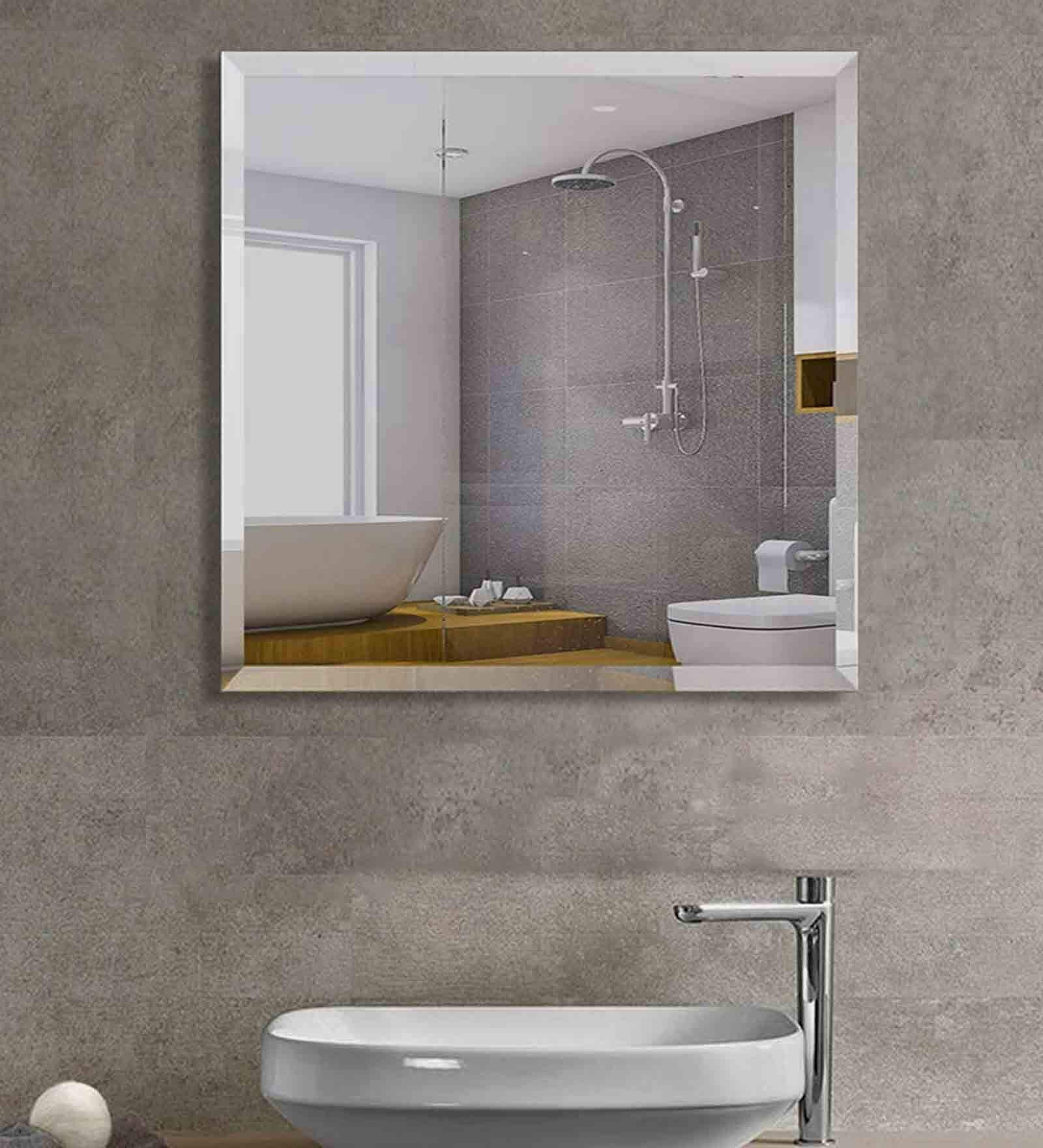 Buy Silver Glass Contemporary Wall Mirror at 34% OFF by Flair Glass ...