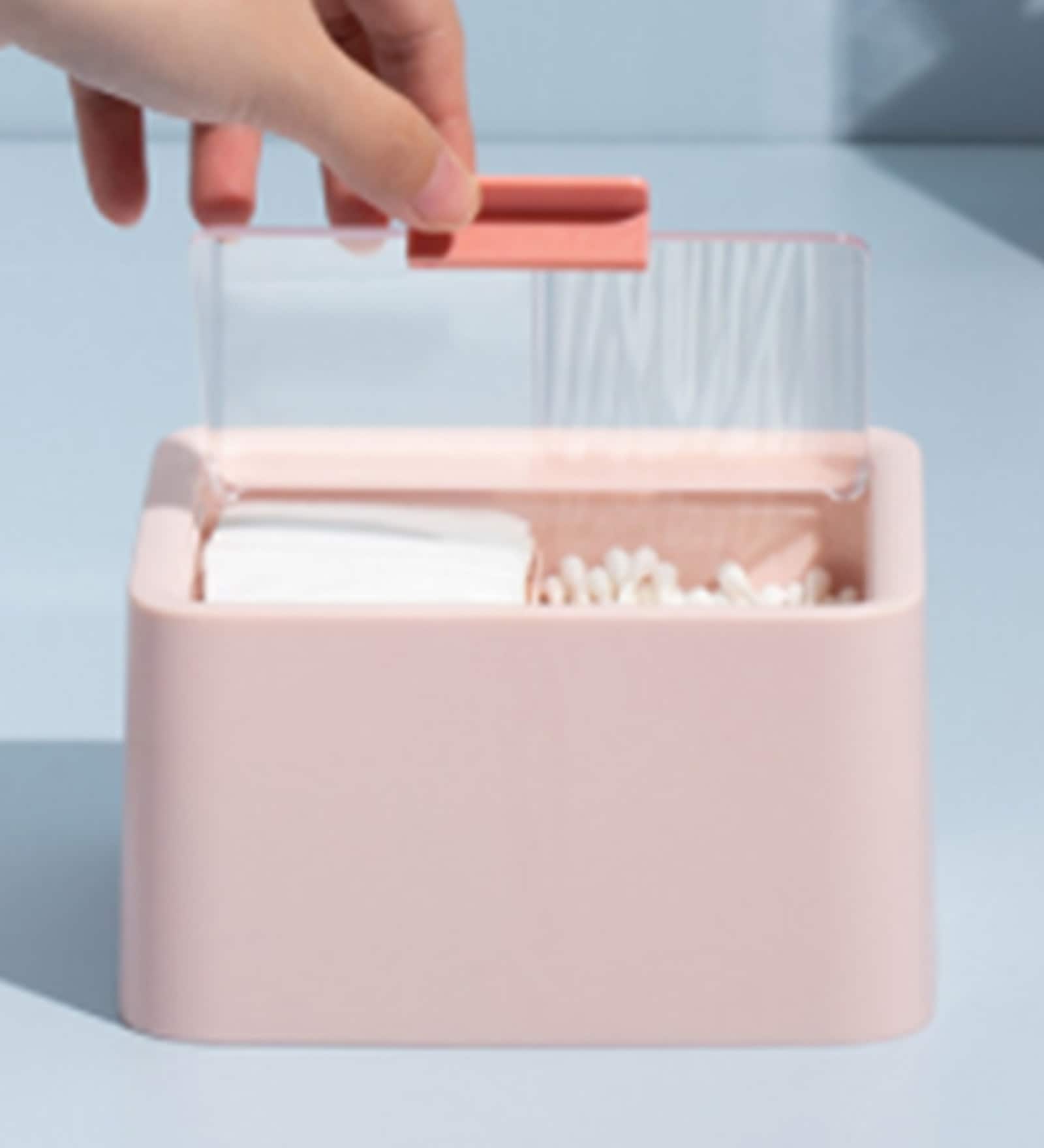 Buy Square Plastic Cotton Pad Holder By Market 99 at 45 OFF by Market