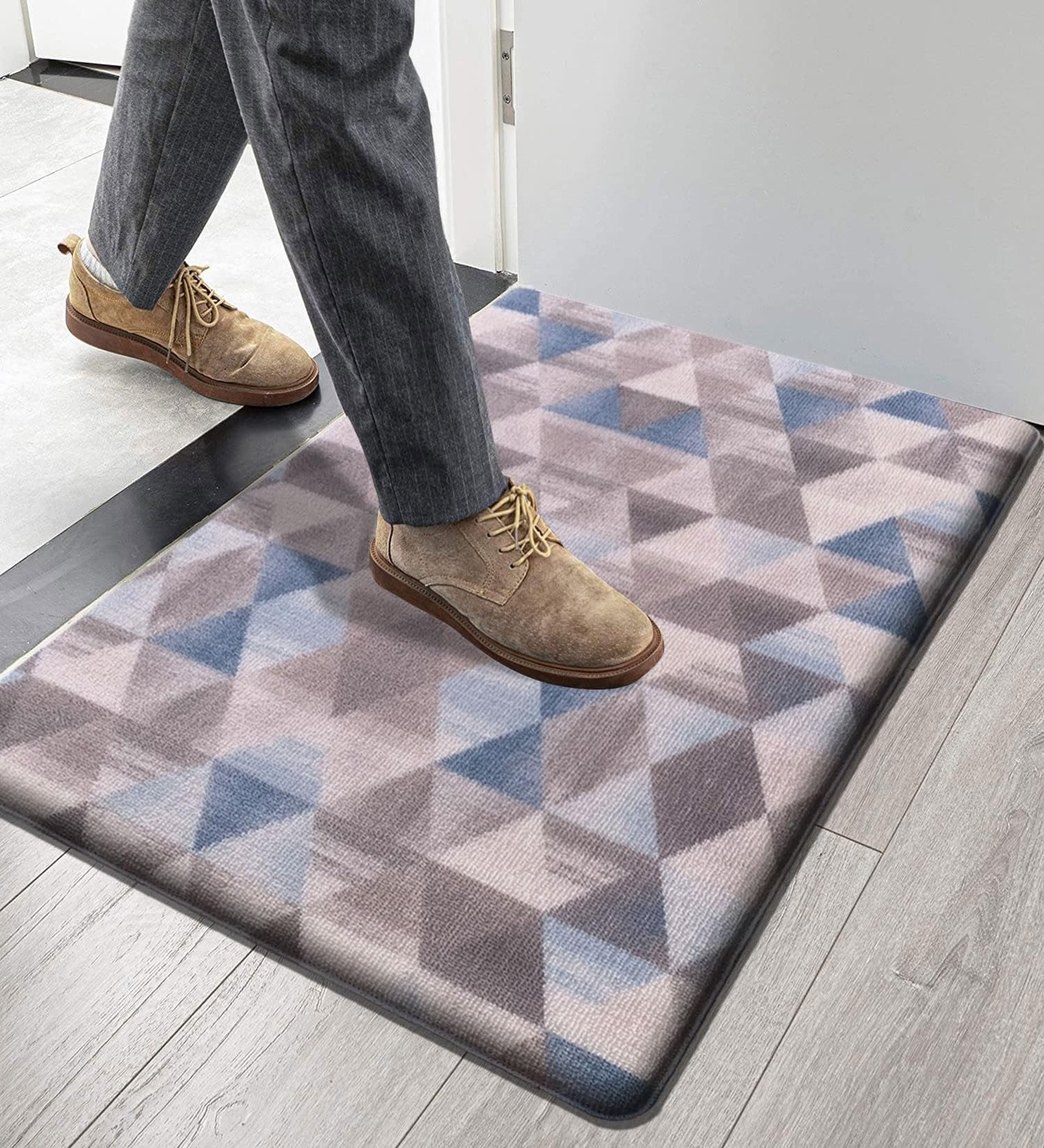 Square PVC 18x30 Inches Anti Skid Door Mat