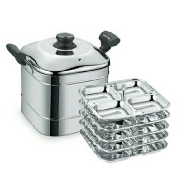 Buy Square Steamer Plus Stainless Steel Idli Cooker 3 plates (3*4 Idlis