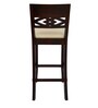 Squad Solid Wood Bar Stool in Rustic Teak Finish
