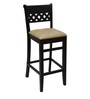Squad Solid Wood Bar Stool in Rustic Teak Finish