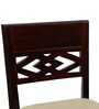 Squad Solid Wood Bar Stool in Rustic Teak Finish