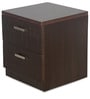 Squadro Bedside Table in Cinammon Finish