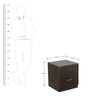 Squadro Bedside Table in Cinammon Finish