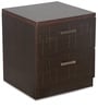 Squadro Bedside Table in Cinammon Finish
