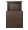 Squadro Bedside Table in Cinammon Finish