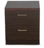 Squadro Bedside Table in Cinammon Finish