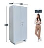 Squadro Office Large Almirah in Grey Finish