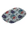 Square Blue Floral (Set of 41) Blue Melamine Dinner Set