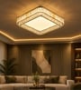Square Crystal Ring LED Ceiling Light   60 60 cm