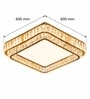 Square Crystal Ring LED Ceiling Light   60 60 cm