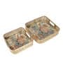 Square FLower Tray Set of 2