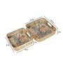 Square FLower Tray Set of 2