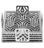 Square Jali Coasters Silver