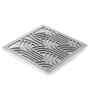Square Jali Coasters Silver