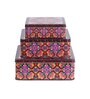 Square Shape Tin Box Set of 3