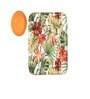 Multicolor Iron Tropical paradise 2 Pcs Platter With Dip Bowl