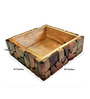 Square Natural
Sheesham Wood Desk Organizer