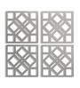 Square Silver MDF Jharokha