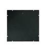 Plastic Square Wall Mirror In Black