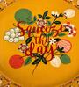 Squeeze the Day Rattan Carry Tray ( Round)