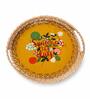 Squeeze the Day Rattan Carry Tray ( Round)