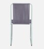Sremmurd Metal Cafe Outdoor Chair In White Colour