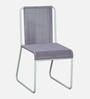 Sremmurd Metal Cafe Outdoor Chair In White Colour