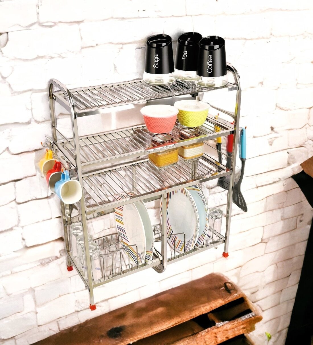 Buy Amol Stainless Steel Kitchen Rack at 60% OFF by Amol