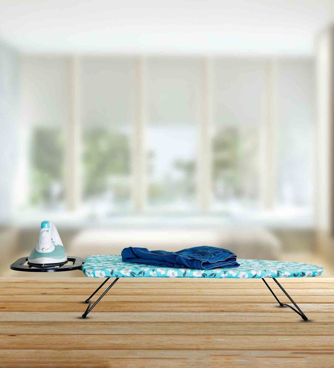 Buy Stainless Steel Table Top Ironing Board With Silicone Rest at 42