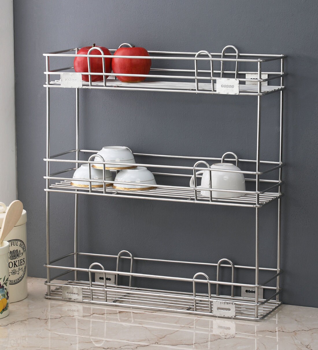 Buy Stainless Steel 15 x 21 Inches Utensil Holder By Royal Sapphire Online Utensil Racks