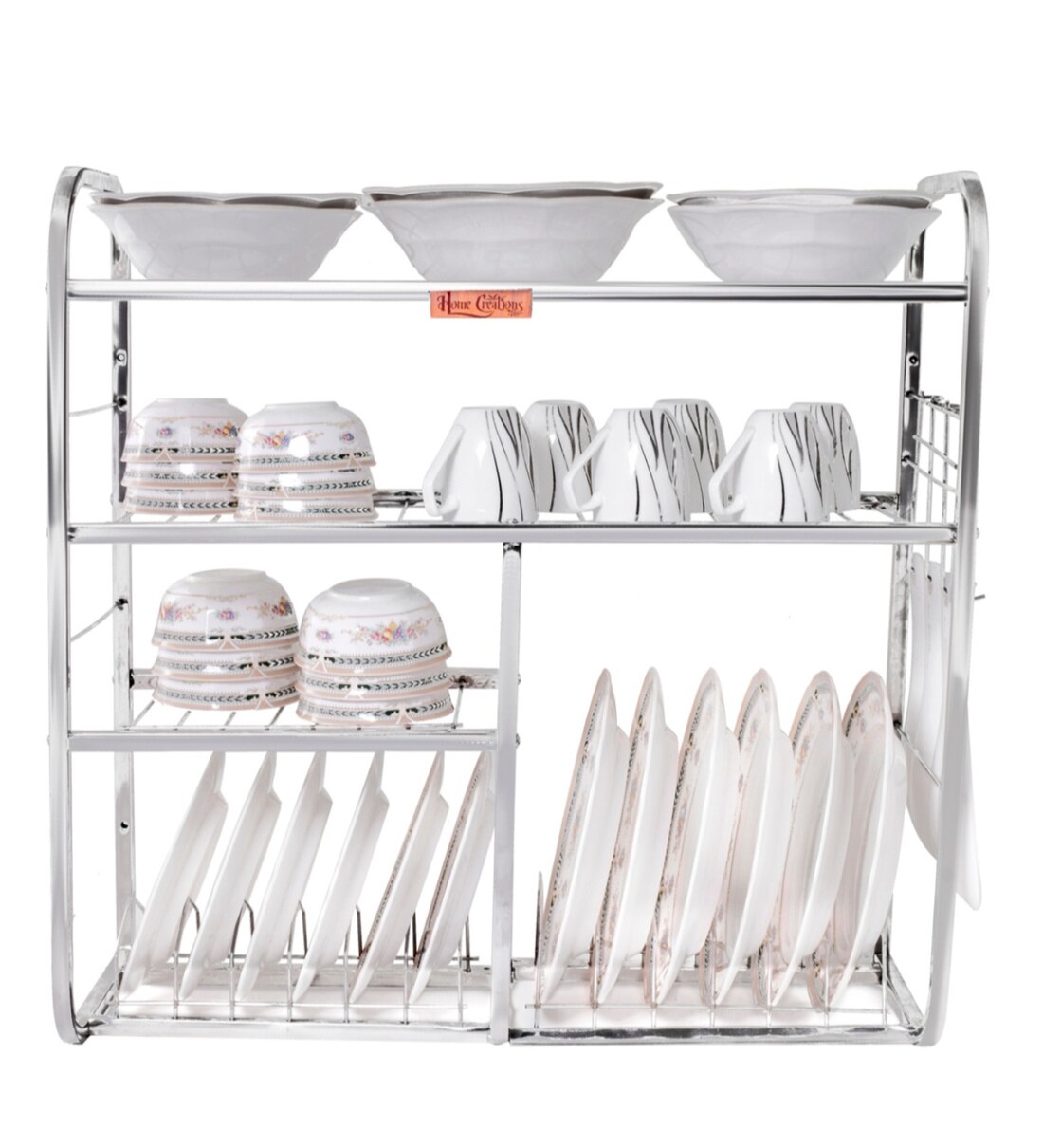 Buy Stainless Steel 24 X 11 Inches Utensil Holder By Home Creations   Stainless Steel Wall Hanging Kitchen Utensils Rack  24 X 11 Inches By Home Creations Stainless Steel Dqz7bl 