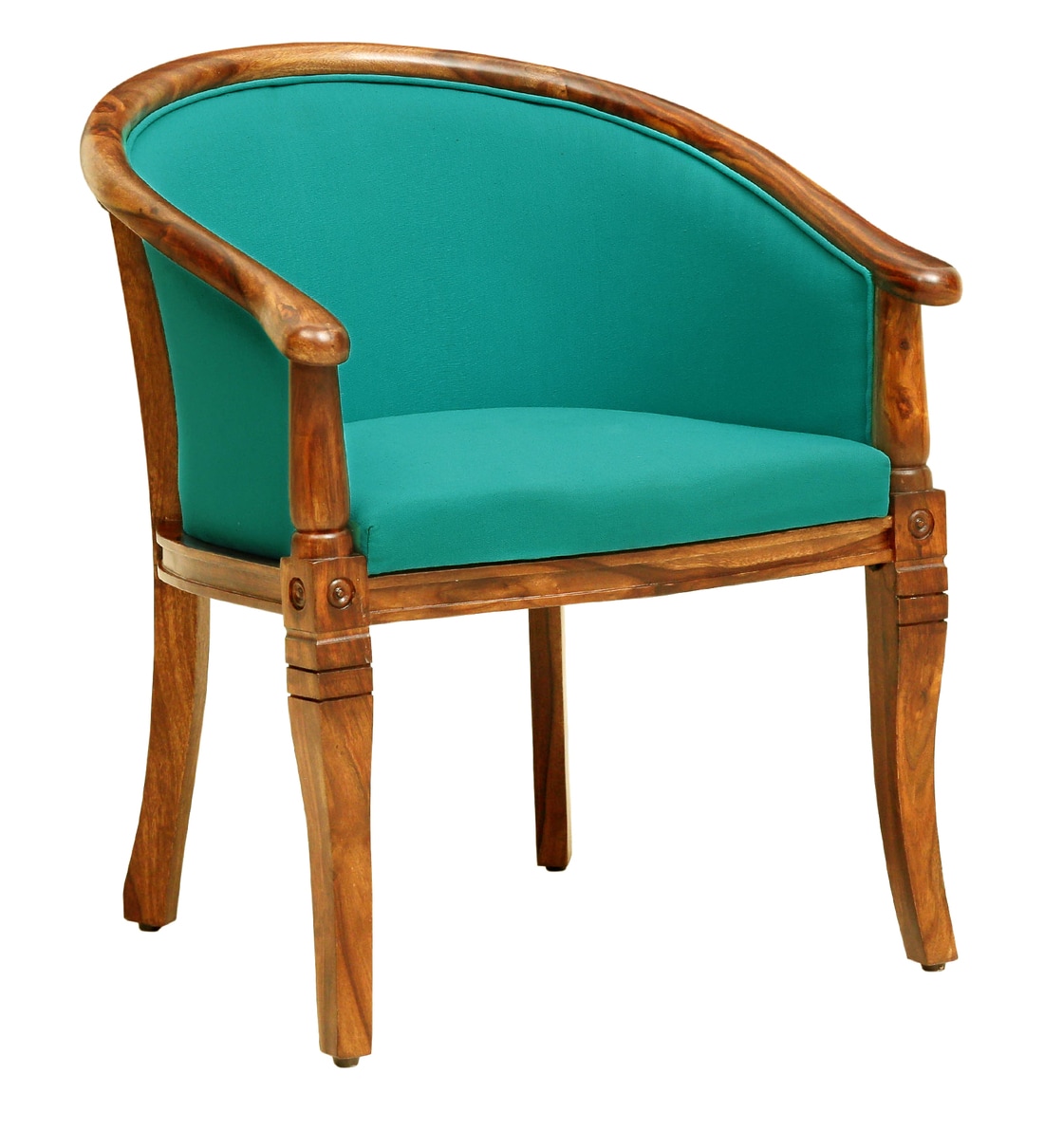 Buy Stalley Solid Wood Arm Chair in Rustic Teak Finish Amberville By