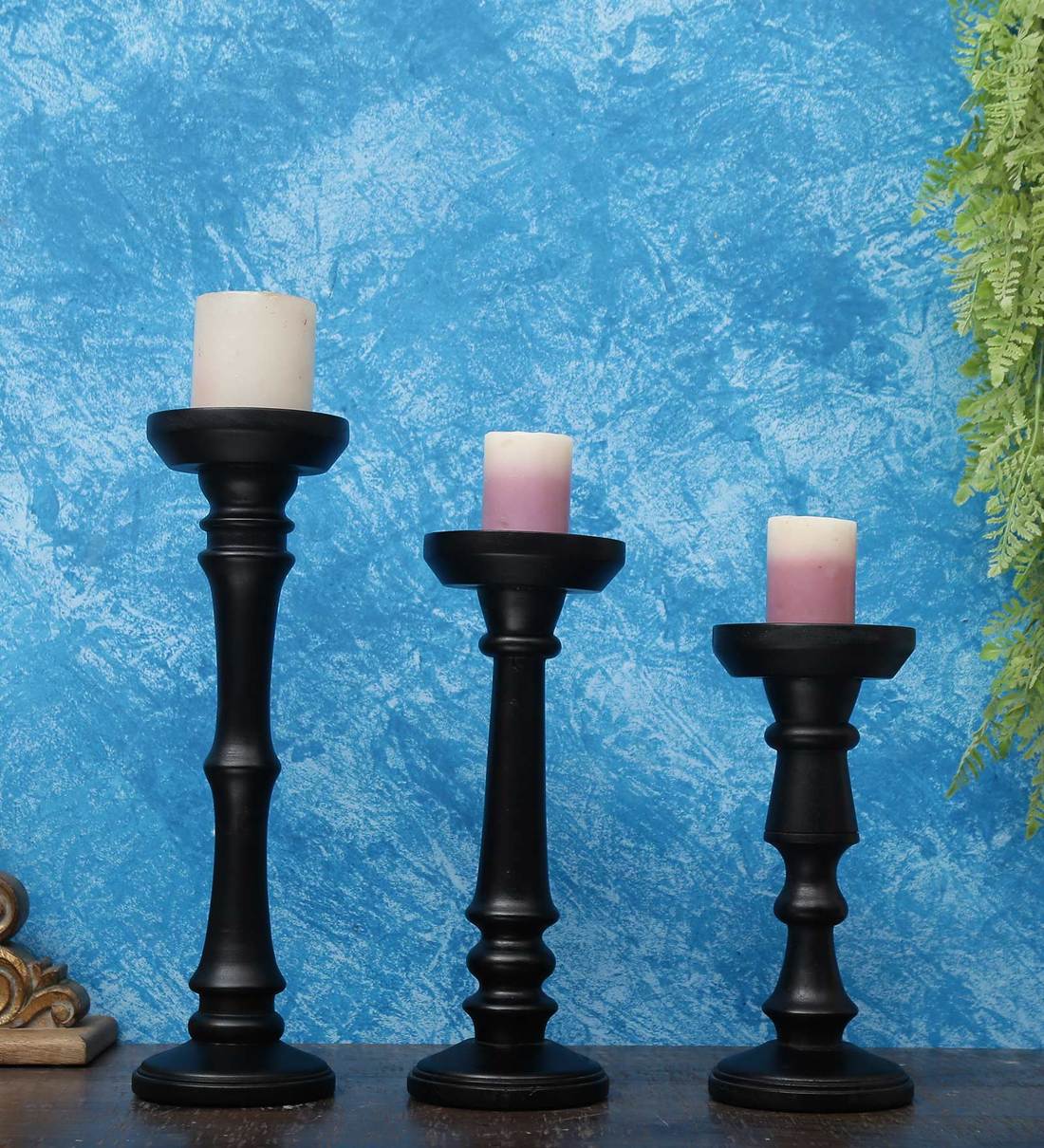 3 candle holder stand