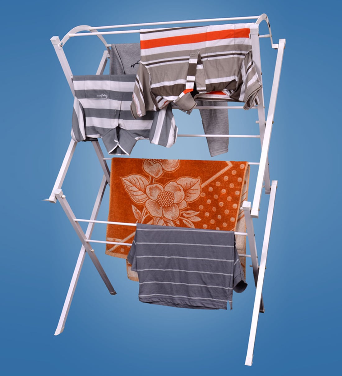 FOLDABLE CLOTHES DRYING STAND RACK