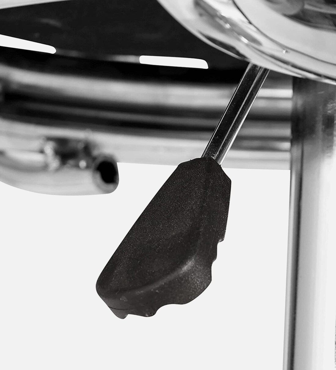 Buy Stanley Leatherette Bar Stool In Black Colour Online Contemporary