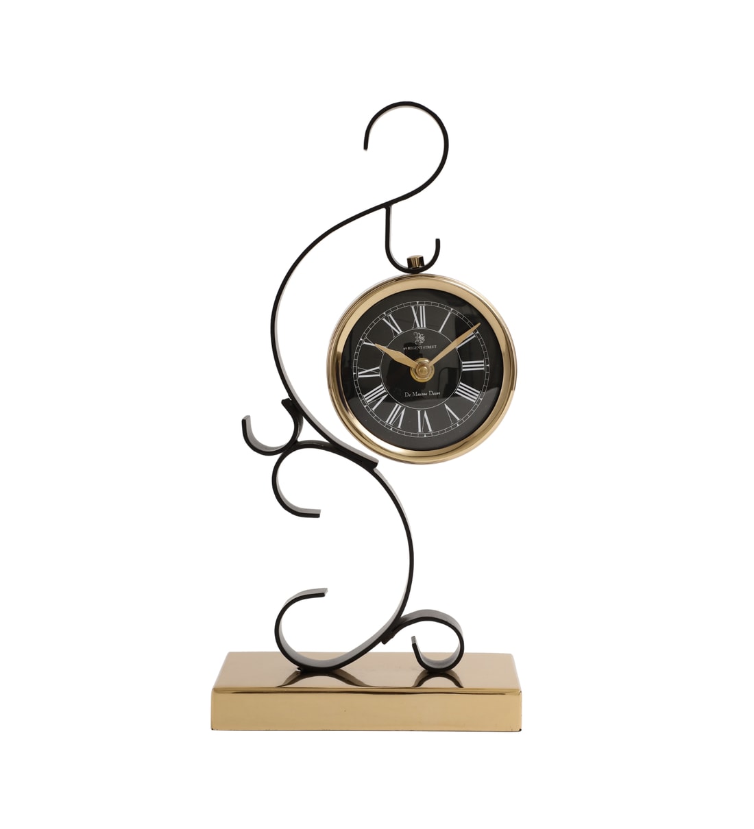 Buy Black Round Stellar Mirage Desk Clock at 33% OFF by De Maison